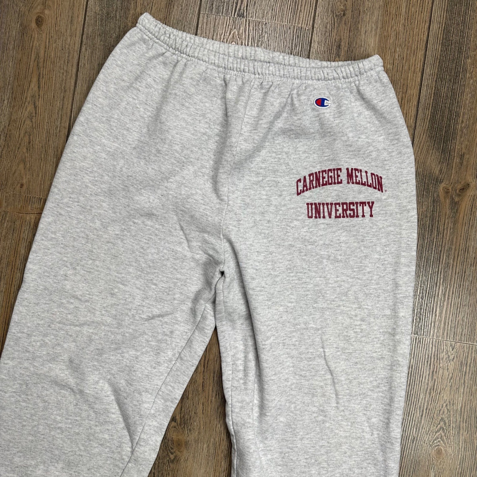 Champion Carnegie Mellon University Sweatpants Gray Mens Medium Joggers