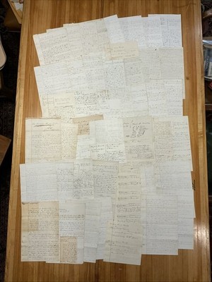 Group Of 50+ 1860-1890 Hand Written Legal Documents Defiance Ohio INV-P0006