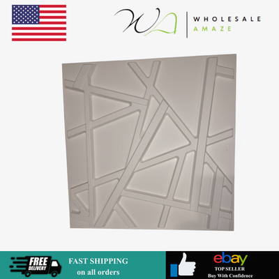 Art3d Decorative 3D Wall Panels, 19 Sq.Feet PVC Interior Wall Décor, 11.8''x11.8''