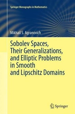 Sobolev Spaces, Their Generalizations and Elliptic Problems i... - 9783319351834