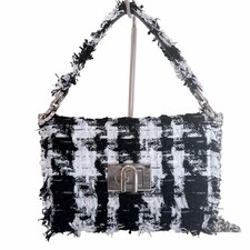 Furla 1927 Shoulder Bag Chain Rare Current Logo Excellent Condition Japan