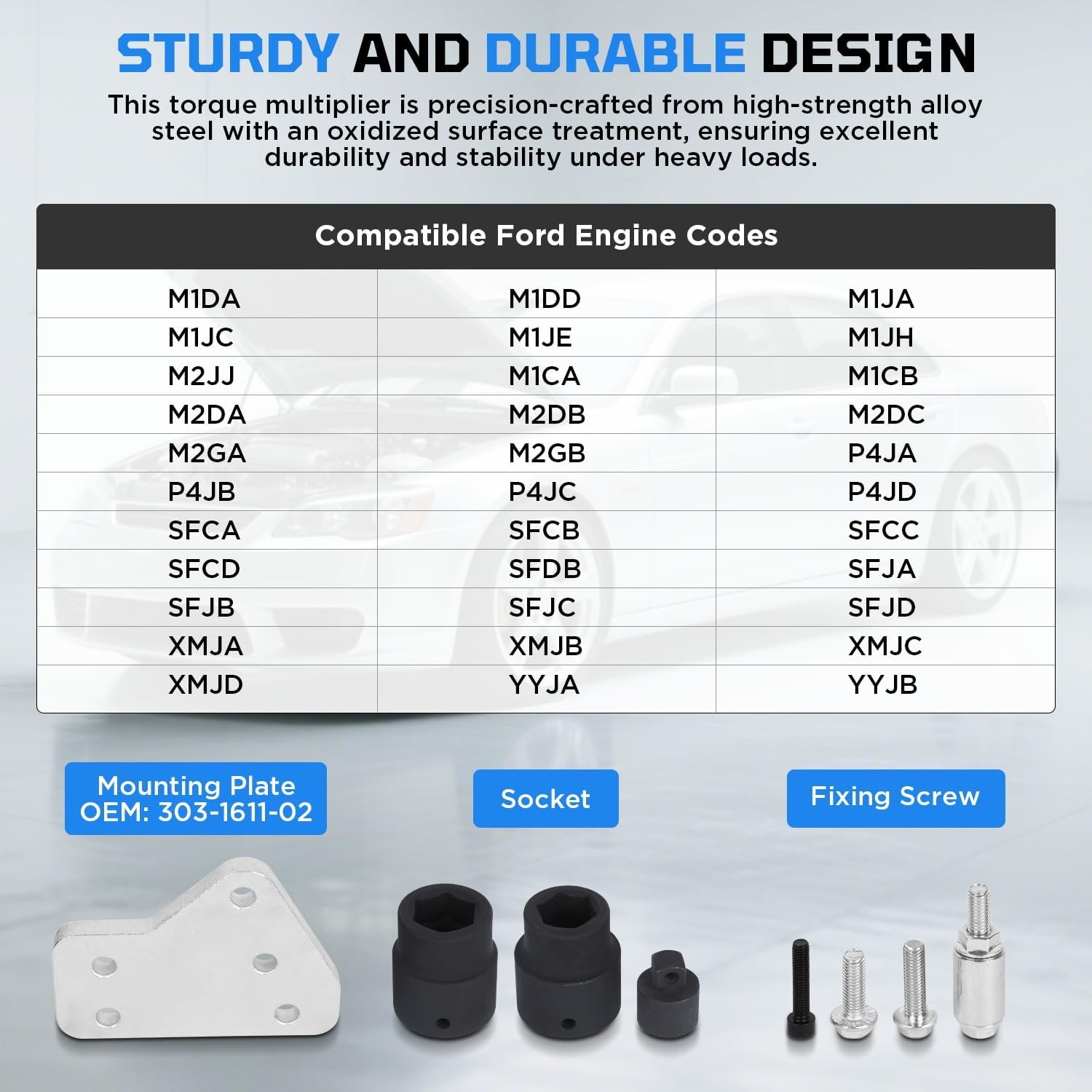 Torque Multiplier Set Fit For Ford 1.0L/1.1L Ecoboost/Duratec Engine Crankshaft