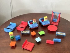 Vintage Playskool #480 Familiar Places Holiday Inn EXTRA PIECES Lot