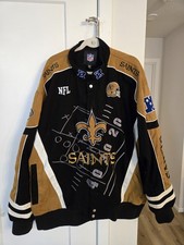 NFL Jacket New Orleans Saints Football Mens 3XL Heavy Stadium Jacket