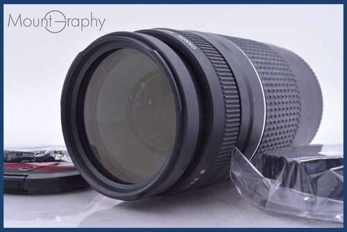 Operational Guarantee Canon EF 75 300mm F4 5.6 III with front and rear caps lens