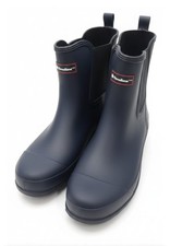 New Ladies Waterproof  Short Ankle  Slip-on  Wellington Boots