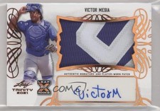 2021 Leaf Trinity Patch Auto Victor Mesia #PA-VM1 Patch Auto 1d8f