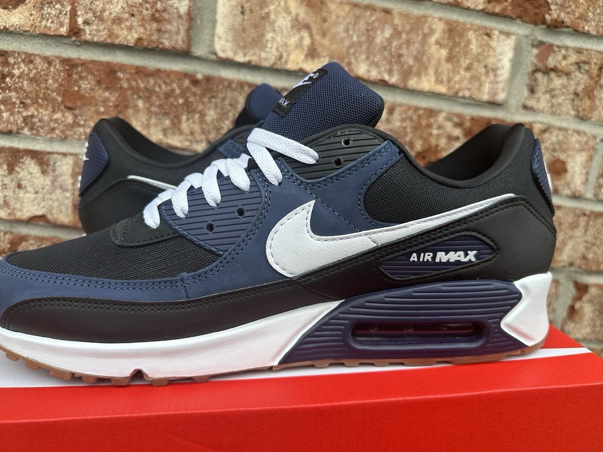 Nike Air Max 90 Midnight Navy Gum FB9658-400 Men's Size 13 | eBay