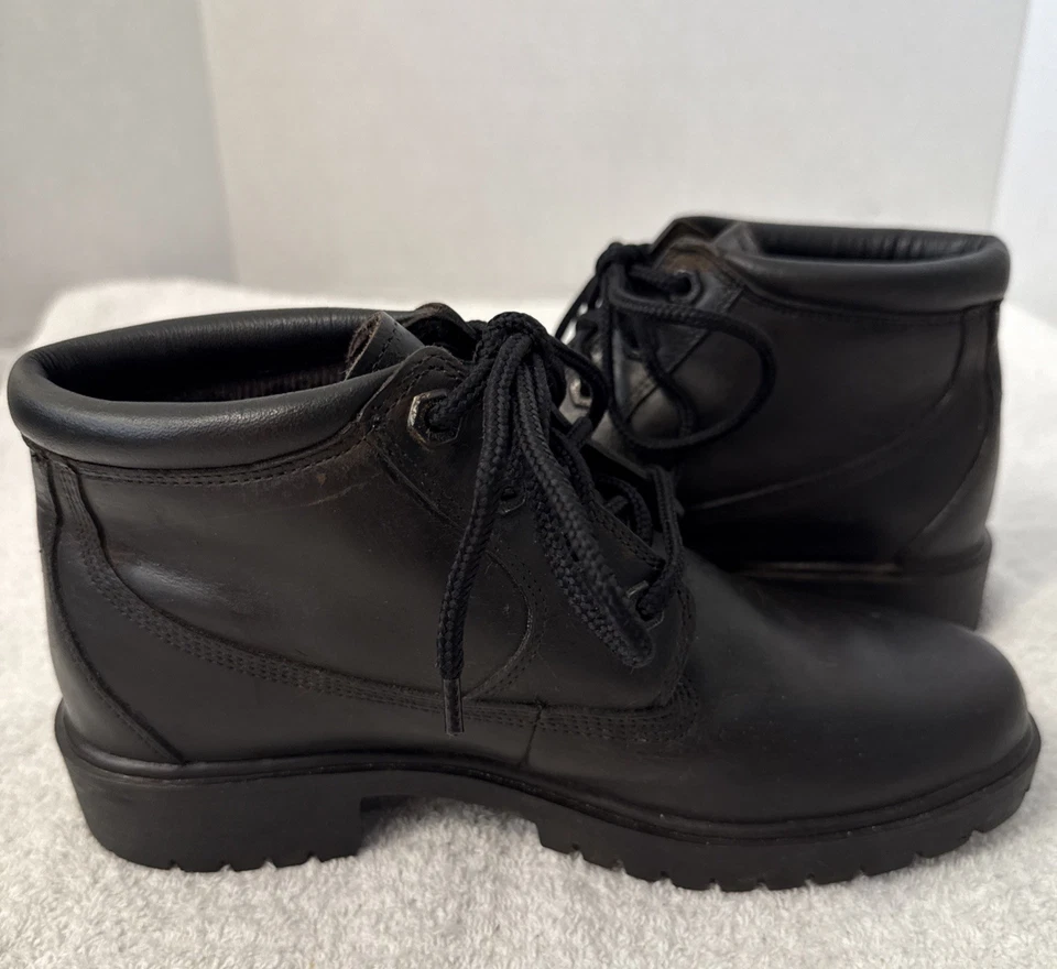 Botas de Senderismo Timberland Juveniles Cuero Negro Impermeables Talla 4.5M Foto 4 de 4