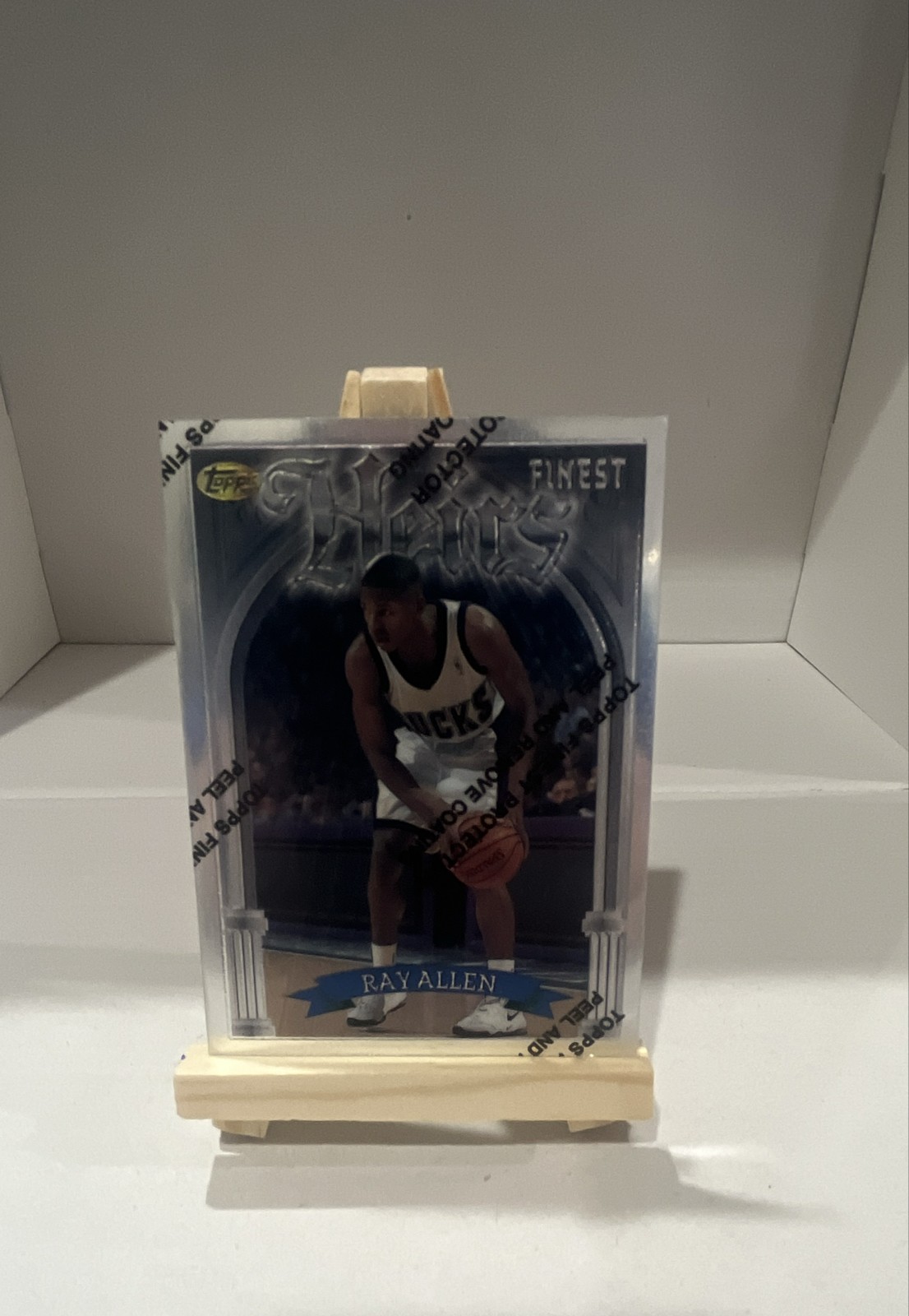 1996-97 Topps Finest - Uncommon Silver Ray Allen #252 (RC)