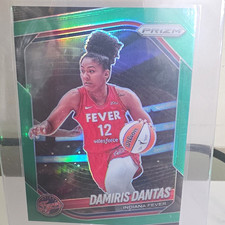 Panini 2025 Prizm WNBA Damiris Dantas #42 Green Parallel Indiana Fever