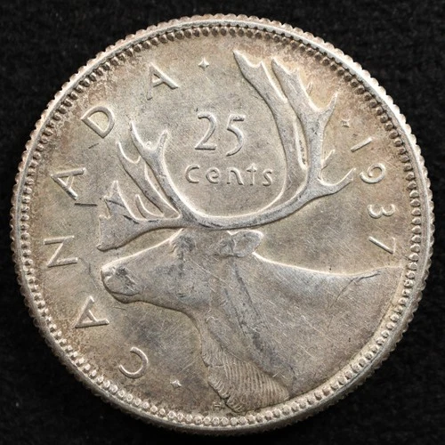 1937 Canada 25 Cents — photo from the most recent tracked eBay sale