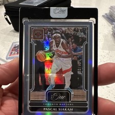 Panini One and One Pascal Siakam #4 Blue /40 2022-23 Toronto Raptors NBA