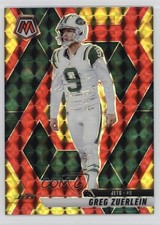 2025 Panini Mosaic Choice Fusion Red & Yellow Prizm 11/89 Greg Zuerlein 1e1b