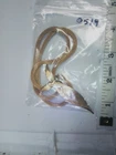 Vintage Judy Lee Costume Jewelry Snake Mesh Chain  Necklace W Leaf Charm