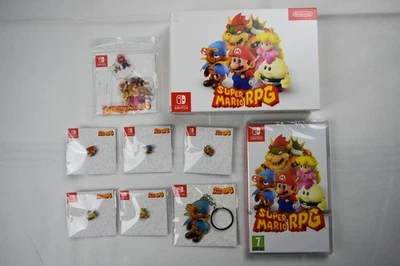 Super Mario RPG Switch Promotionnel Format Famicom Goodies, Pins, Porte-clé, Jeu - Photo 1/4
