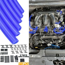 6pcs 5feet Blue Vacuum Silicone Hose W113pc Connectors Kit For Most Bmw Vehicle 6pcs 5feet Blue Vacuum Silicone Hose W113pc Connectors Kit For Most Bmw Vehicle