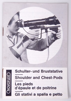 BEDIENUNGSANLEITUNG OBJEKTIV NOVOFLEX SCHULTER- UND BRUSTFÜSSE FR EN GER IT