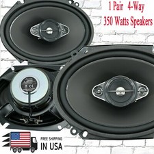 PIONEER TS-A6880F 6" x 8" 4-WAY 350W CAR AUDIO COAXIAL SPEAKERS (PAIR) 6x8-INCH