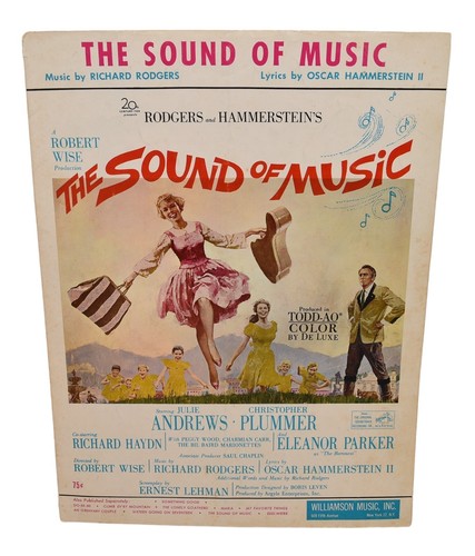 "The Sound Of Music" Sheet Music from Movie Rodgers and Hammerstein