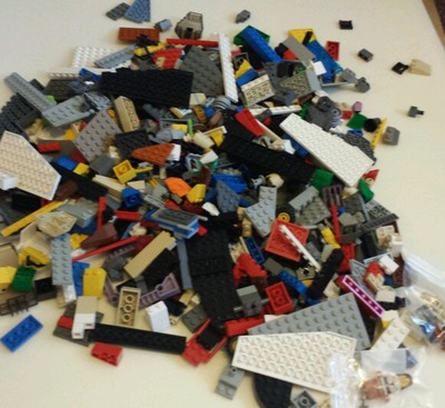 500+ Clean Lego Pieces Bulk Plus three Minifigures good clean legos Lot #13 