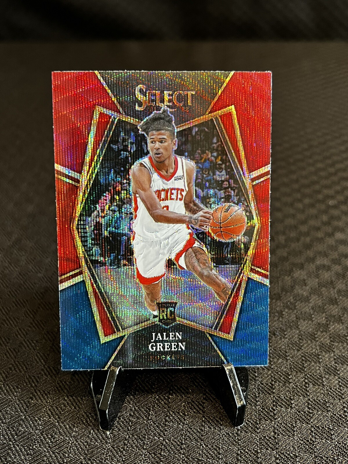 Jalen Green 2021 Panini Select Premier Level Tri Color Prizm Rookie RC #190￼