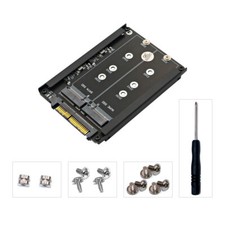 2 in 1 M.2 NVME SSD and B Key/B M Key SSD to SFF-8639 U.2 with Frame Bracket