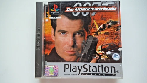 Der  Morgen stirbt nie  007    Platinum (Sony  PlayStation 1) OVP    Handbuch