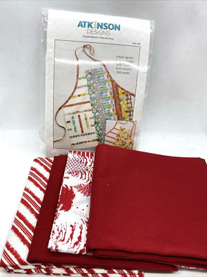 Atkinson Designs Bacon & Biscuits Apron Quilting Christmas Kit NEW