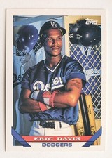 ERIC DAVIS 1993 Topps Baseball Base #745 Los Angeles Dodgers