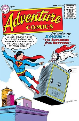 🟥 ADVENTURE COMICS #210 FACSIMILE KRYPTO'S GOLDEN BISCUIT LOTTERIE *18/06/25