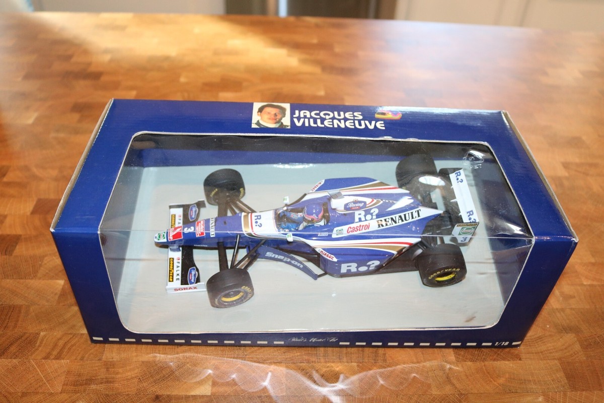 F1　Jacques Villeneuve 1/18 ミニカー 1:18 Scale Diecast Formula 1 Cars Jacques Villeneuve for
