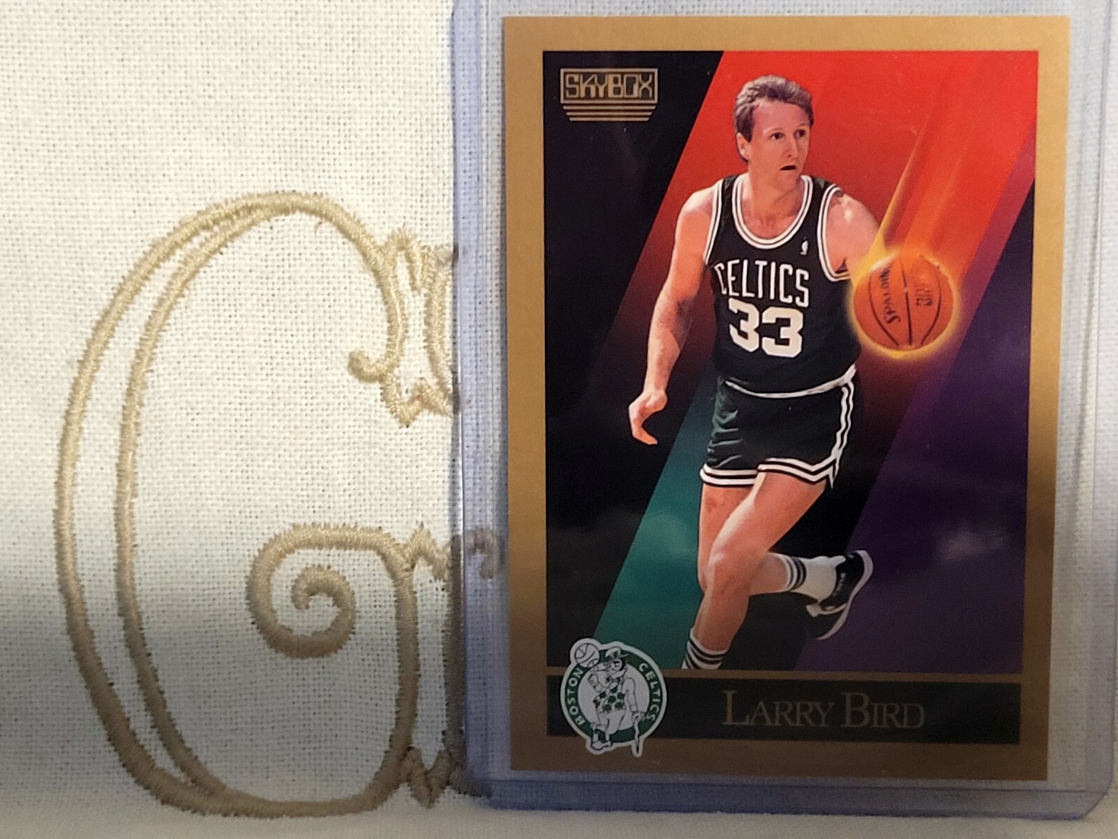 Larry Bird, Boston Celtics, 1990 SkyBox #14 🇬