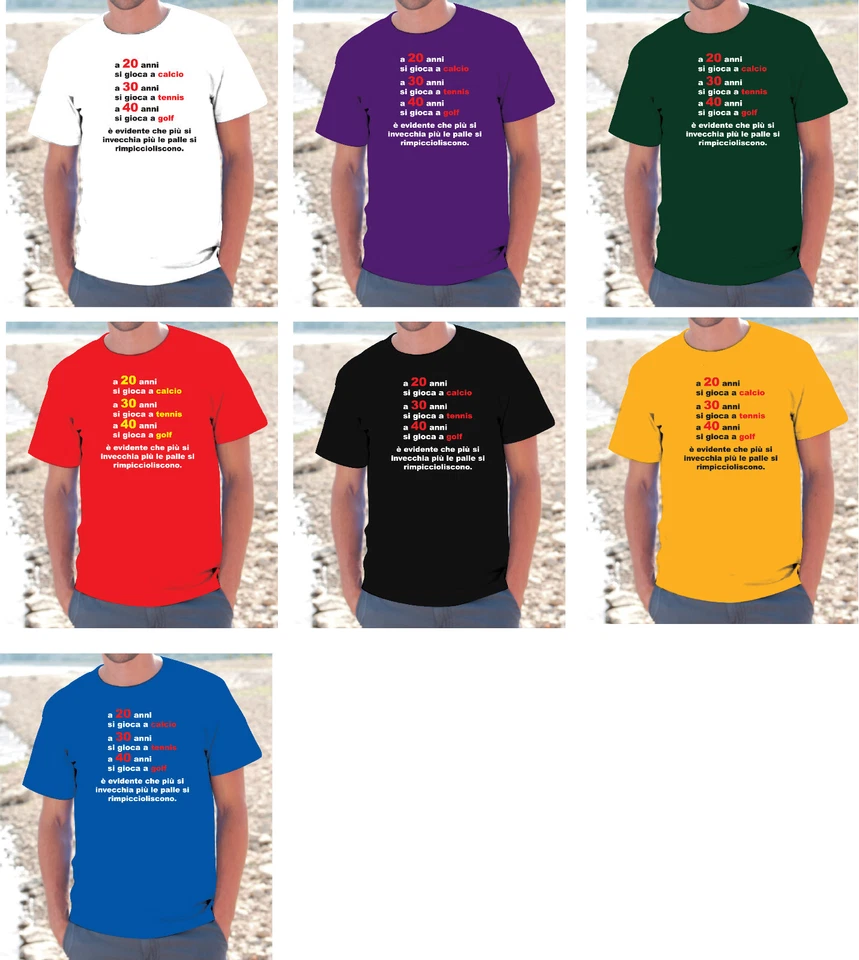 T-SHIRT MAGLIETTA S - M - L - XL " COMPLEANNO 40 ANNI " Uomo regalo festa party - Immagine 2 di 2