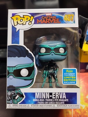 Funko POP! Marvel Captain Marvel #487 Minn-Erva SDCC Exclusive 2019
