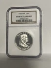 1956 PROOF Franklin Half Dollar 50c NGC PF68 ULTRA CAMEO TYPE 2