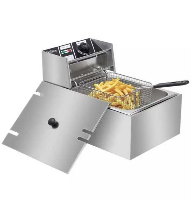 6L Commercial Electric Deep Fat Fryers Stainless Steel