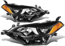 Fits 2014 2015 2016 Corolla Black Headlights Headlamps New Headlamps Set Fits 2014 2015 2016 Corolla Black Headlights Headlamps New Headlamps Set