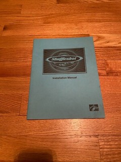 Shuffleshot video arcade game Installation Manual, Incredible Technologies 1997