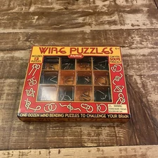 Schylling Wire Puzzles - New 12 puzzles total
