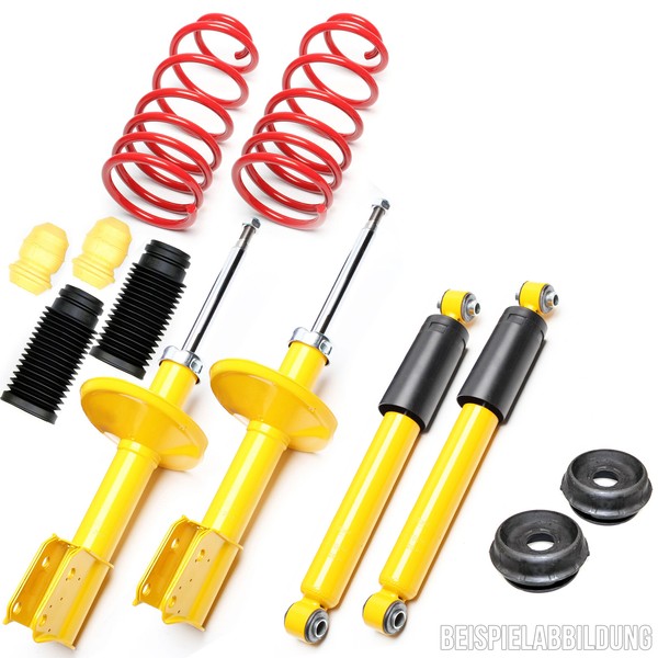 Sportfahrwerk 30/30 + Domlager + Staubschutz - Caddy 2K 2KN 1.4 1.6 Ø 49,6Mm-image