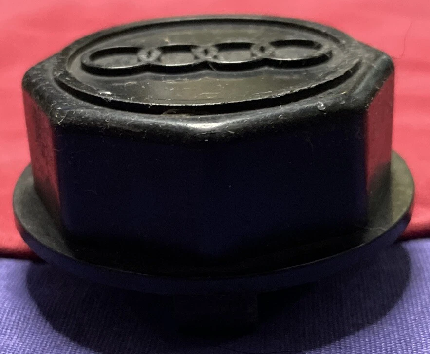 1 Audi 80 90 100 200 4000 5000 Hubcap Wheel Center Cap 1984-1992 Black 841601165 - Image 4 of 4