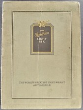 1922 Studebaker Light Six Brochure Touring Car Sedan Roadster Original 22