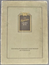 1922 Studebaker Light Six Brochure Touring Car Sedan Roadster Original 22