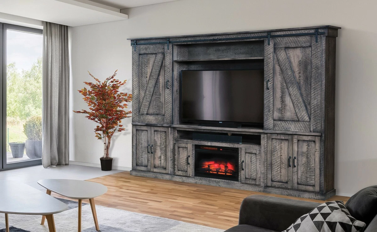 Fireplace tv 2024 wall unit