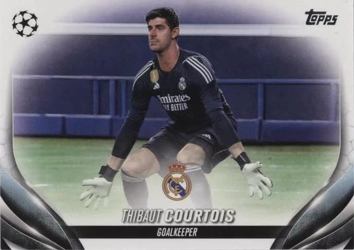 2023-24 Topps UEFA Club Competitions Thibaut Courtois #100