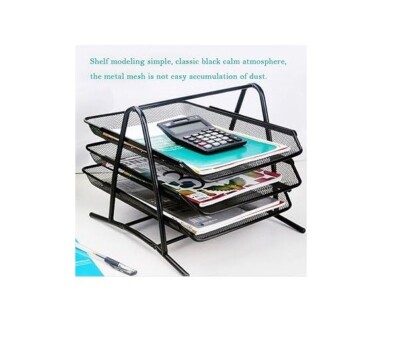 3 Ebenen Mesh Büro Set 5 Stück Brief Ablage Papier Schreibwaren Fach für Geschäfte