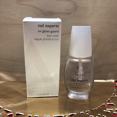 Avon Nail Experts UV Gloss Guard Top Coat New Old Stock 0.4floz