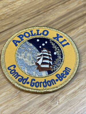 Apollo XII Patch Space Program Conrad Gordon Bean KG JD | eBay