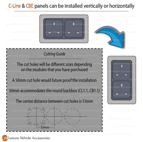 C-Line 12v Cigarette Type Socket w/ TV RF Coaxial Grey CBE Motorhome Caravan VW - Picture 7 of 7